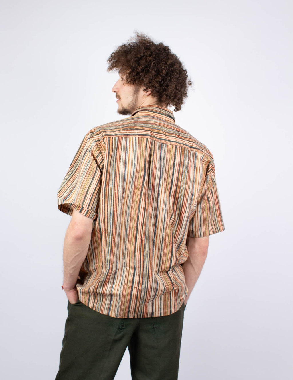 Chemise Linga - imprimé ARUNACHALA - coton bio - Chemise - Azaadi, la mode responsable accessible