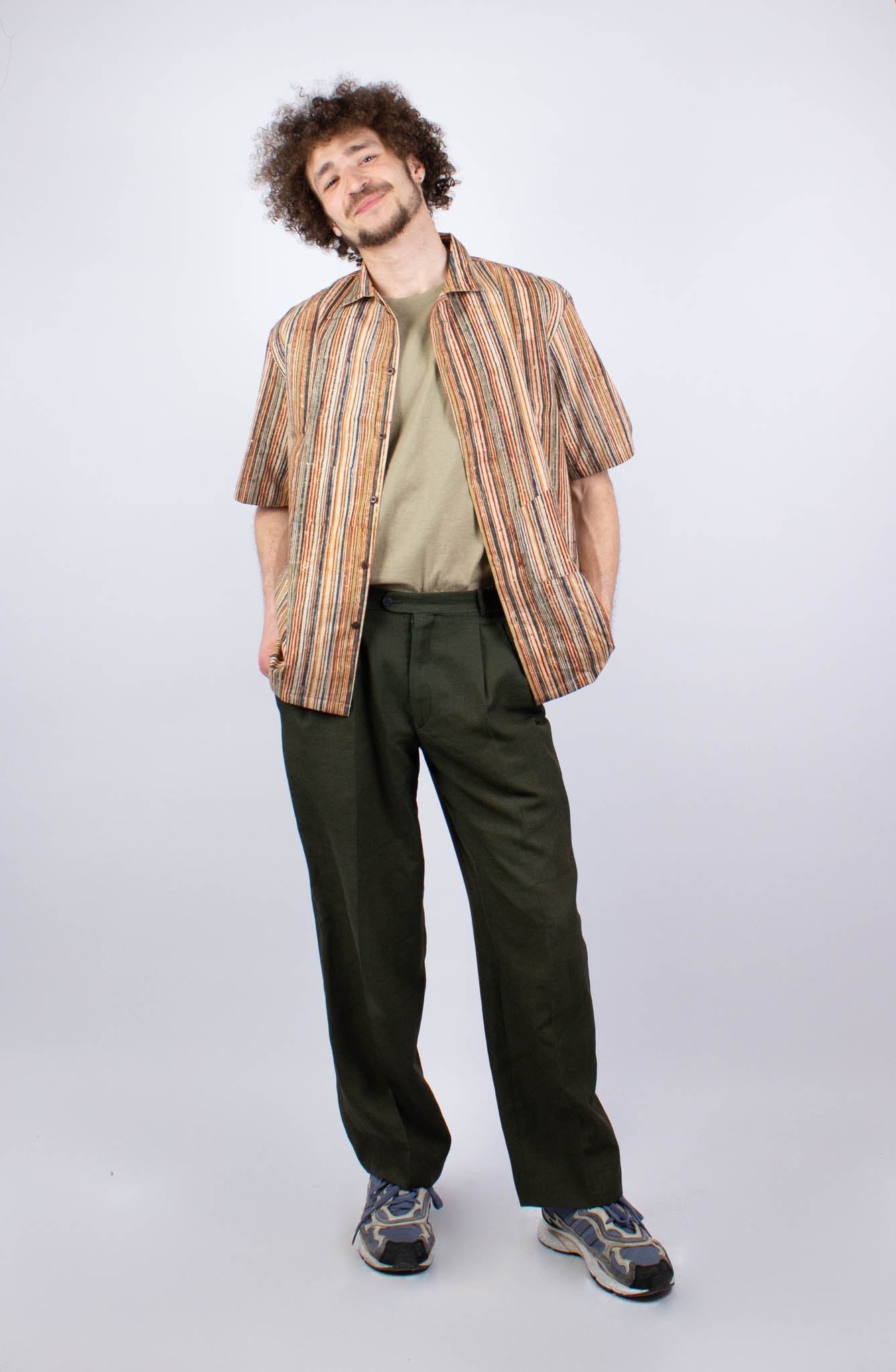 Chemise Linga - imprimé ARUNACHALA - coton bio - Chemise - Azaadi, la mode responsable accessible