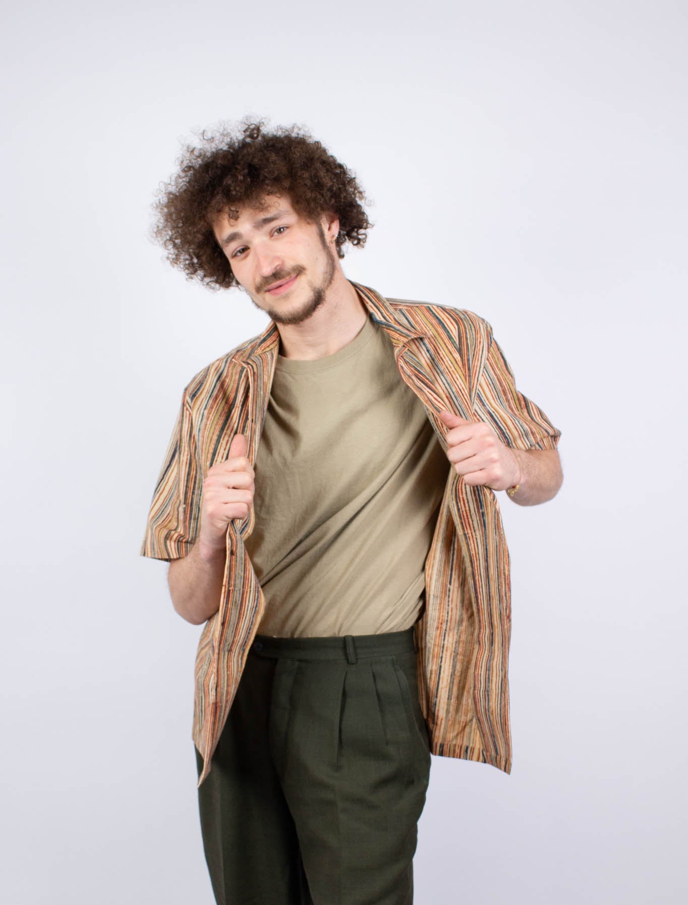 Chemise Linga - imprimé ARUNACHALA - coton bio - Chemise - Azaadi, la mode responsable accessible
