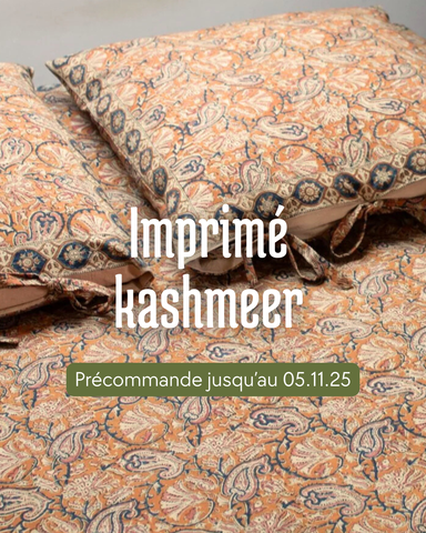 Set housse de couette + 2 housses de coussins - Imprimé KASHMEER - En précommande (Copie)