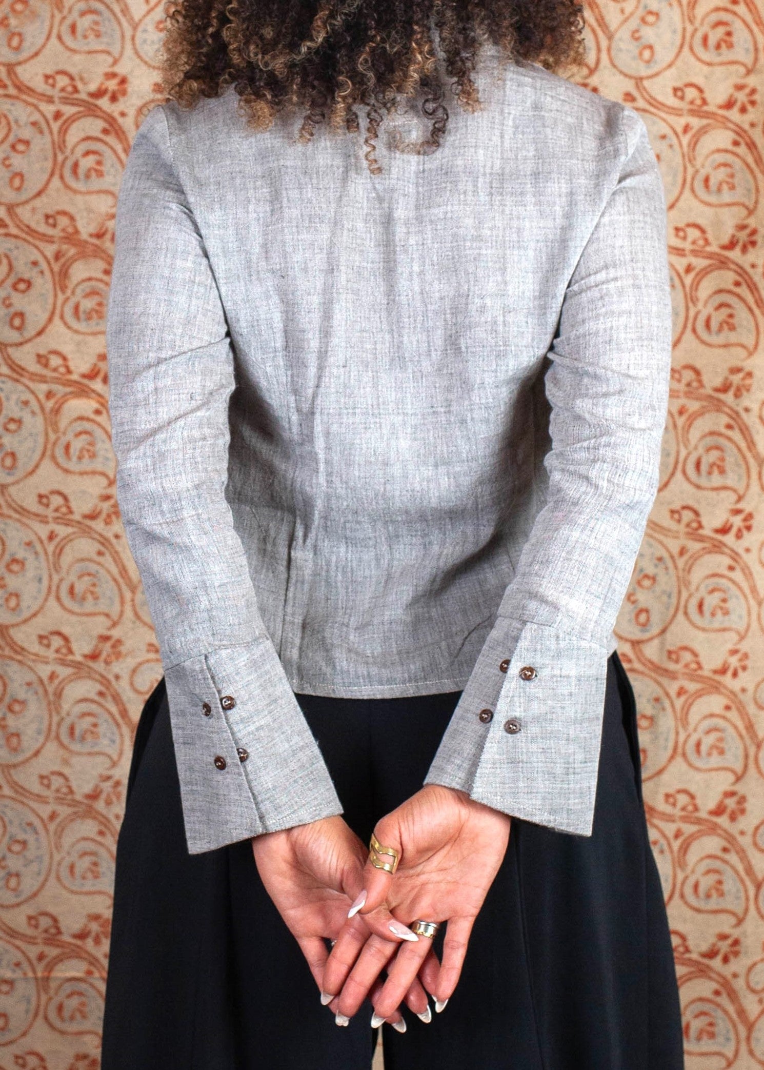 Chemise Bindu V.2 - Kala coton - Coloris GREY KALA
