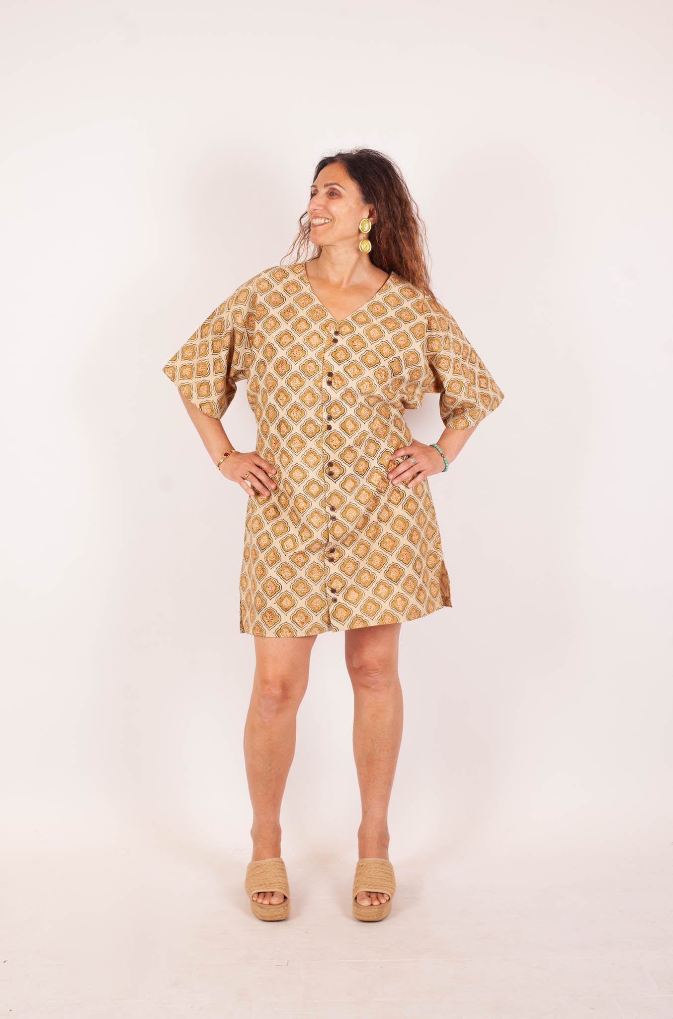 ROBE  CHENNAI -Coton bio - Imprimé VISTAAR (expansion)