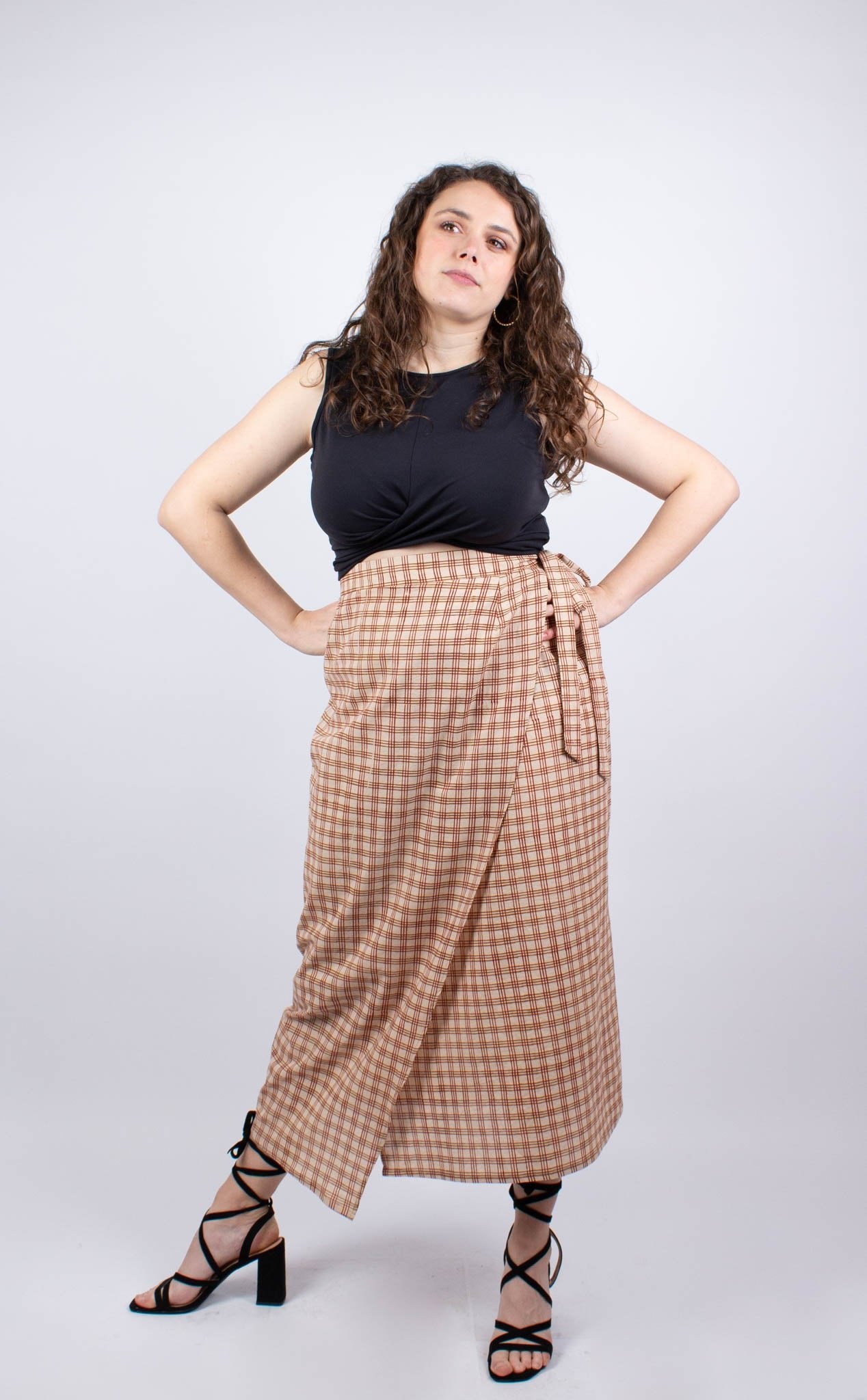 Jupe KUTCH - Coton bio - Imprimé TAPAS - Azaadi, la mode responsable accessible