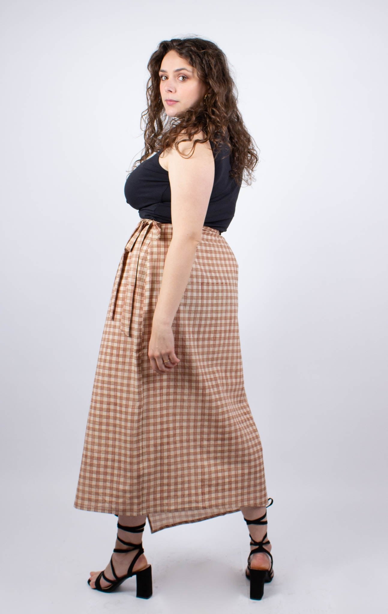 Jupe KUTCH - Coton bio - Imprimé TAPAS - Azaadi, la mode responsable accessible
