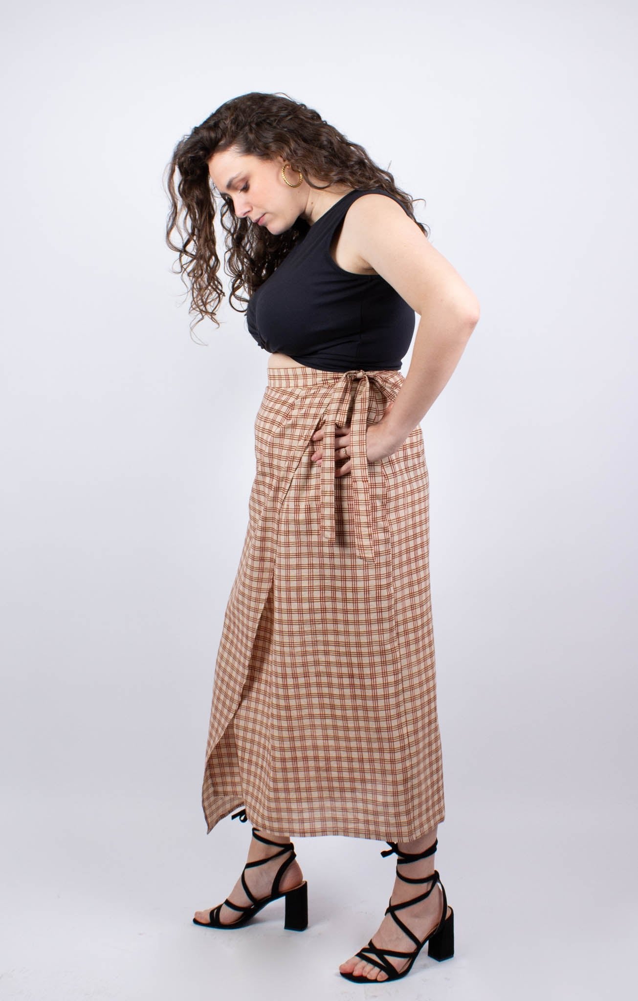 Jupe KUTCH - Coton bio - Imprimé TAPAS - Azaadi, la mode responsable accessible