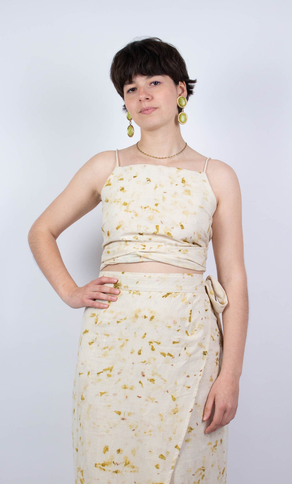 Jupe KUTCH - Kala Coton - Imprimé MARIGOLD - Azaadi, la mode responsable accessible