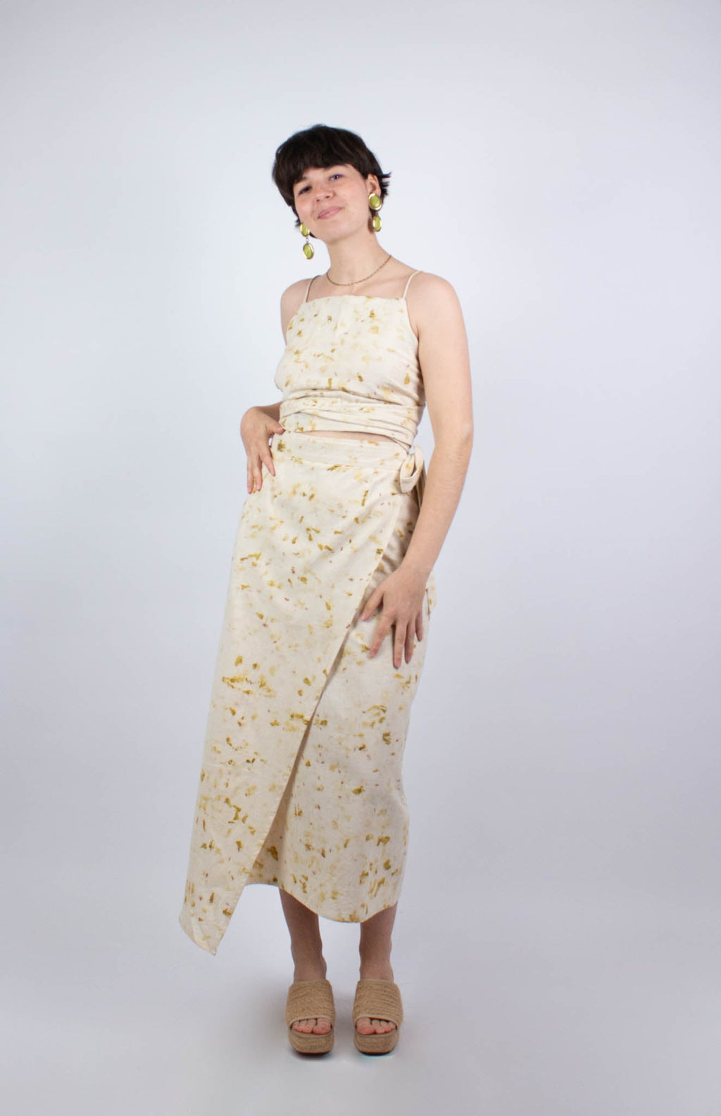 Jupe KUTCH - Kala Coton - Imprimé MARIGOLD - Azaadi, la mode responsable accessible