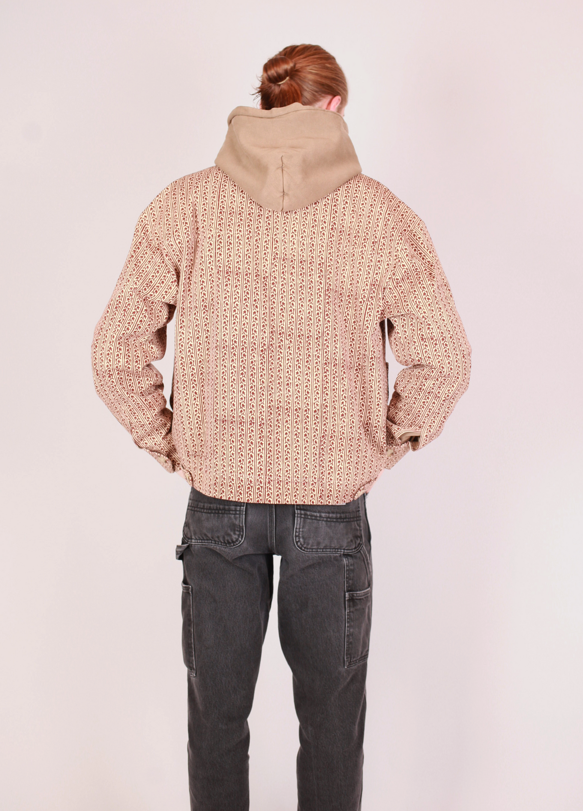 Veste SKANDA- Denim bio - imprimé UDAAN (envol)