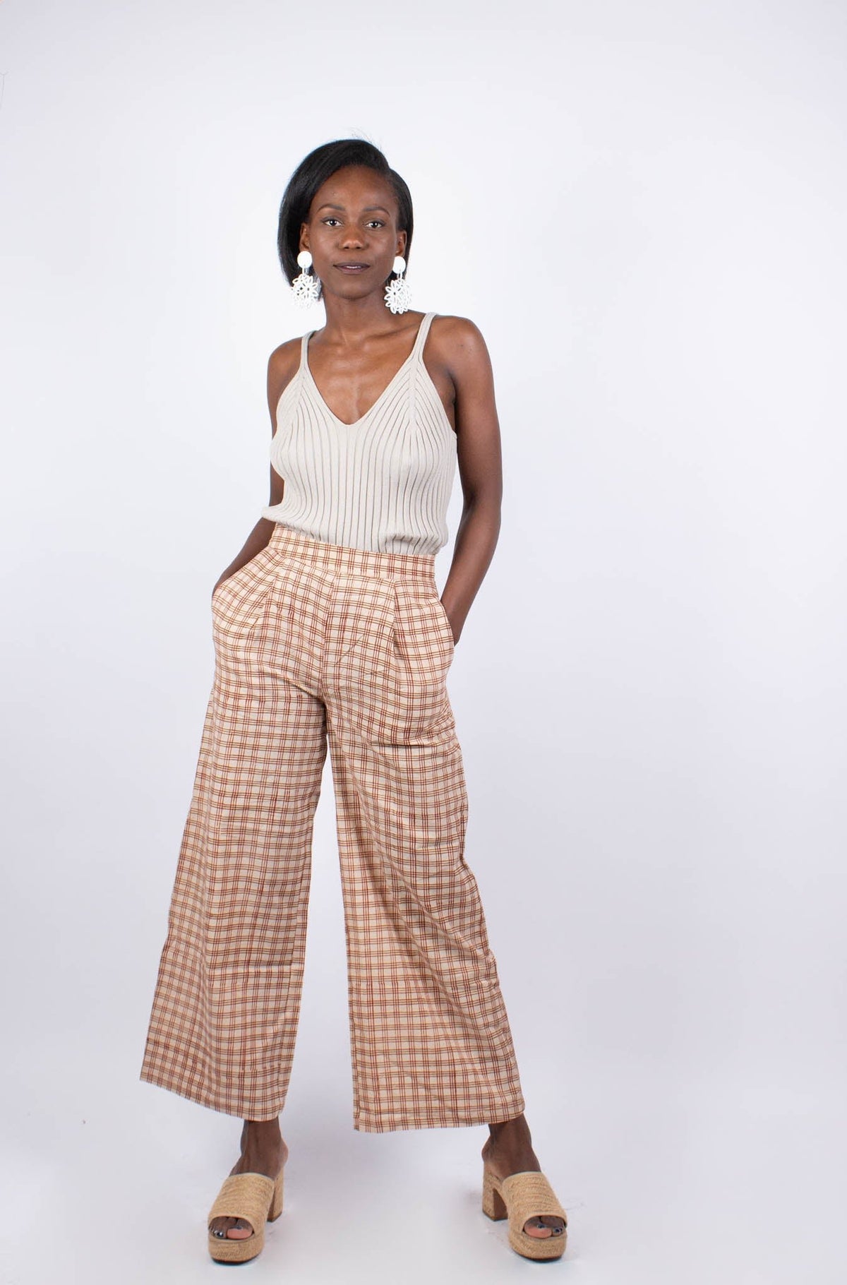 Pantalon SAGARA - Coton bio - Imprimé TAPAS - Azaadi, la mode responsable accessible