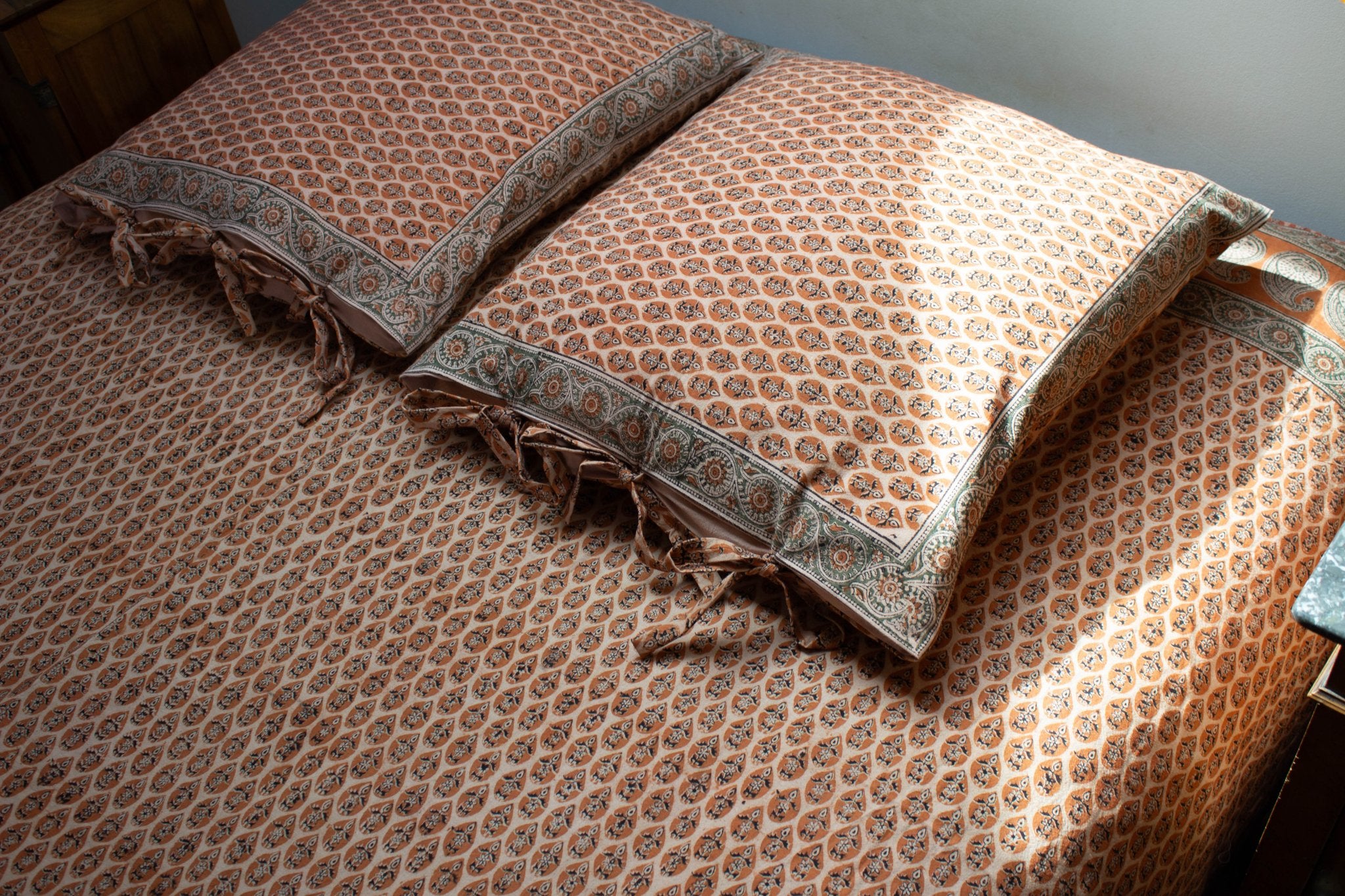 Set de draps housse de couette - Imprimé Vakeel - Azaadi, la mode responsable accessible