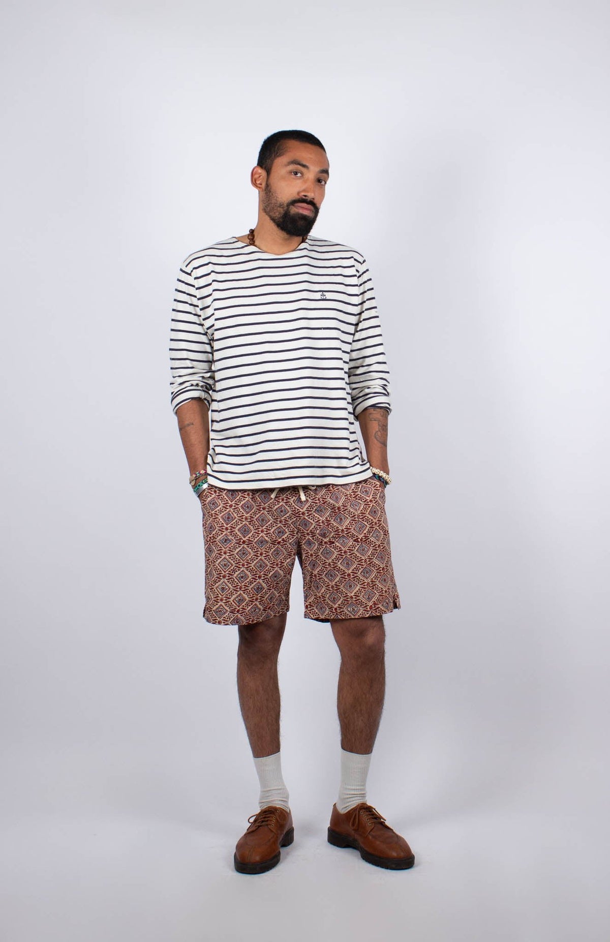 Short Bhuj - Imprimé AATMA - coton bio - Short - Azaadi, la mode responsable accessible