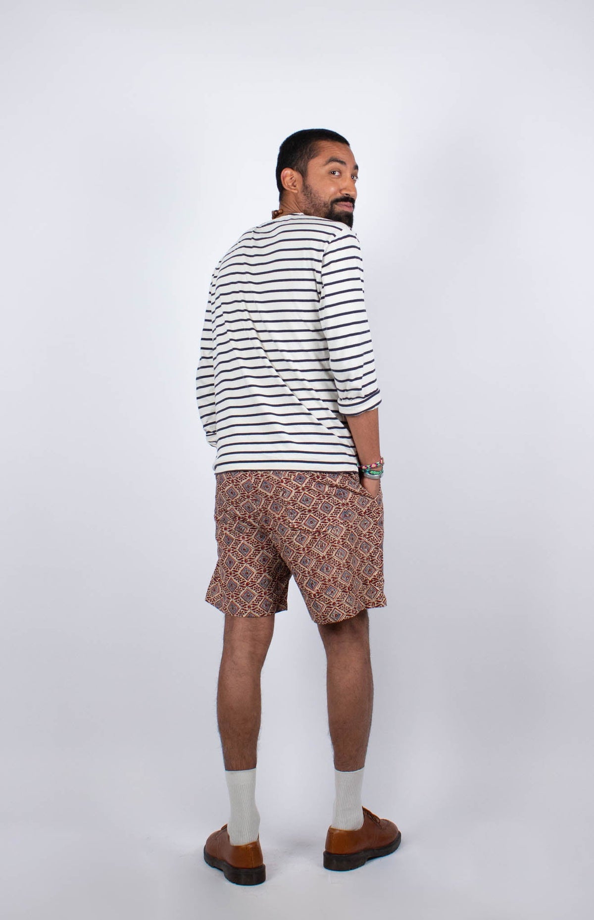 Short Bhuj - Imprimé AATMA - coton bio - Short - Azaadi, la mode responsable accessible