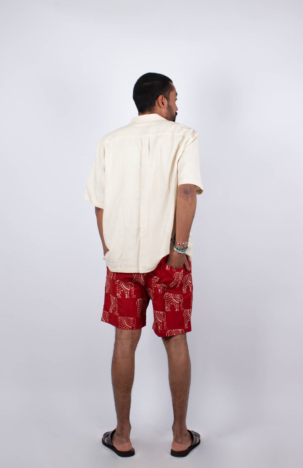 Short Bhuj - Imprimé GANESHA - coton bio - Short - Azaadi, la mode responsable accessible