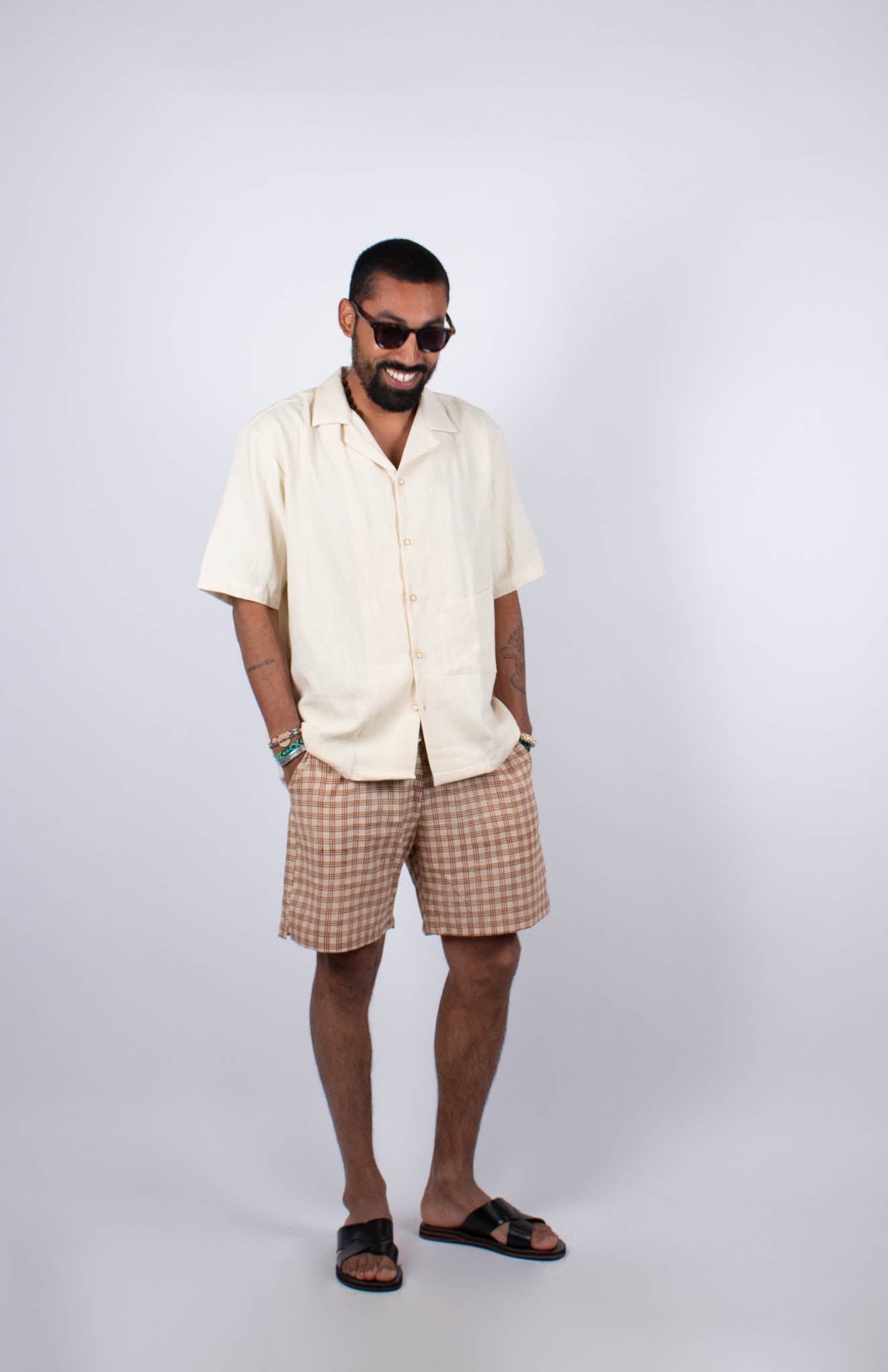 Short Bhuj - Imprimé TAPAS - coton bio - Short - Azaadi, la mode responsable accessible