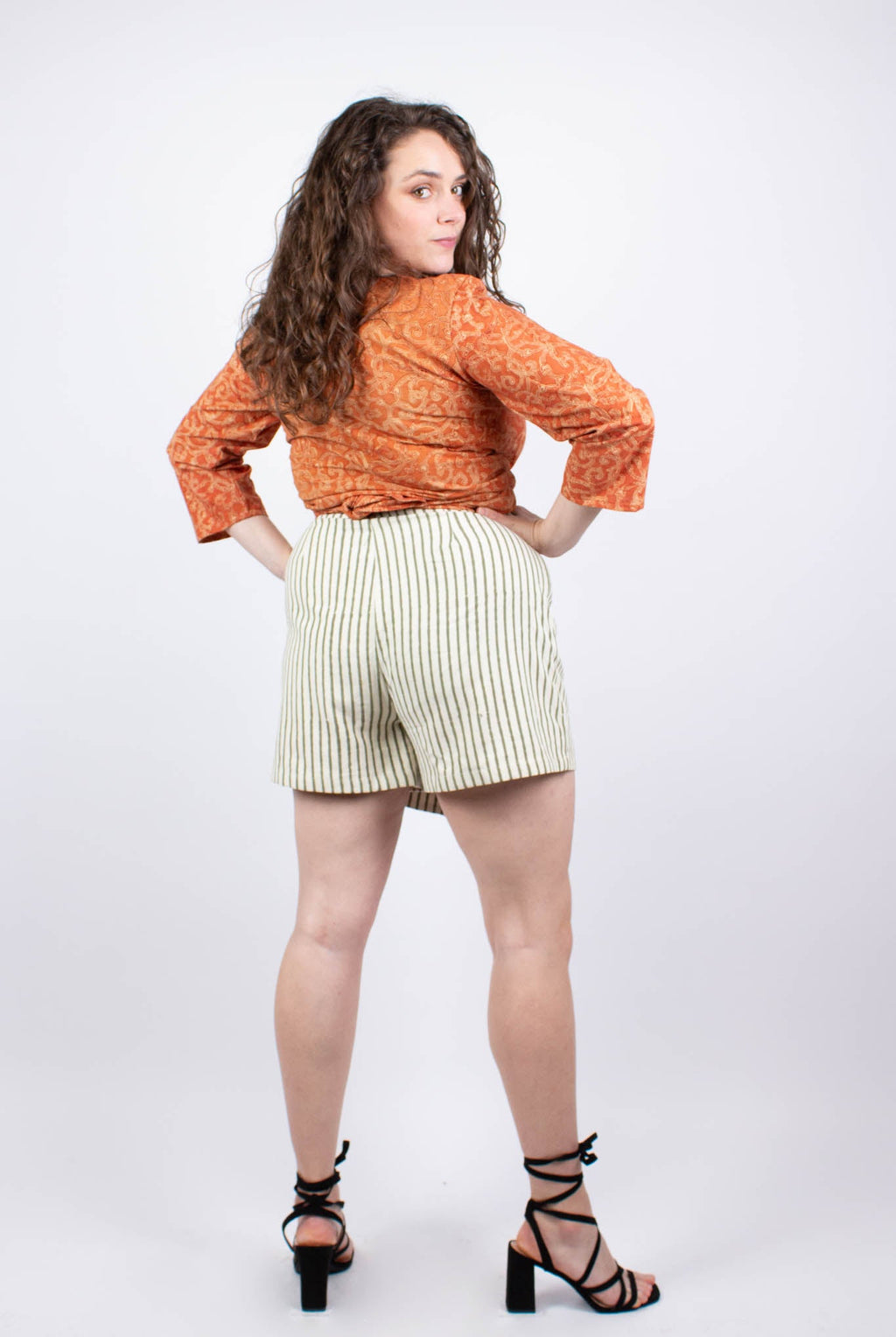 Short KANPUR - Coton bio - Coloris MAUN - Azaadi, la mode responsable accessible