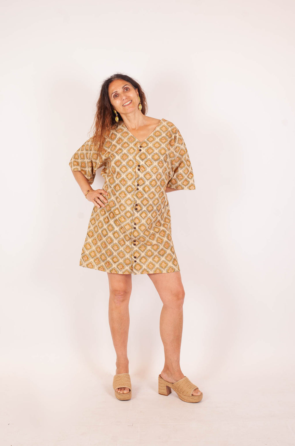ROBE  CHENNAI -Coton bio - Imprimé VISTAAR (expansion)