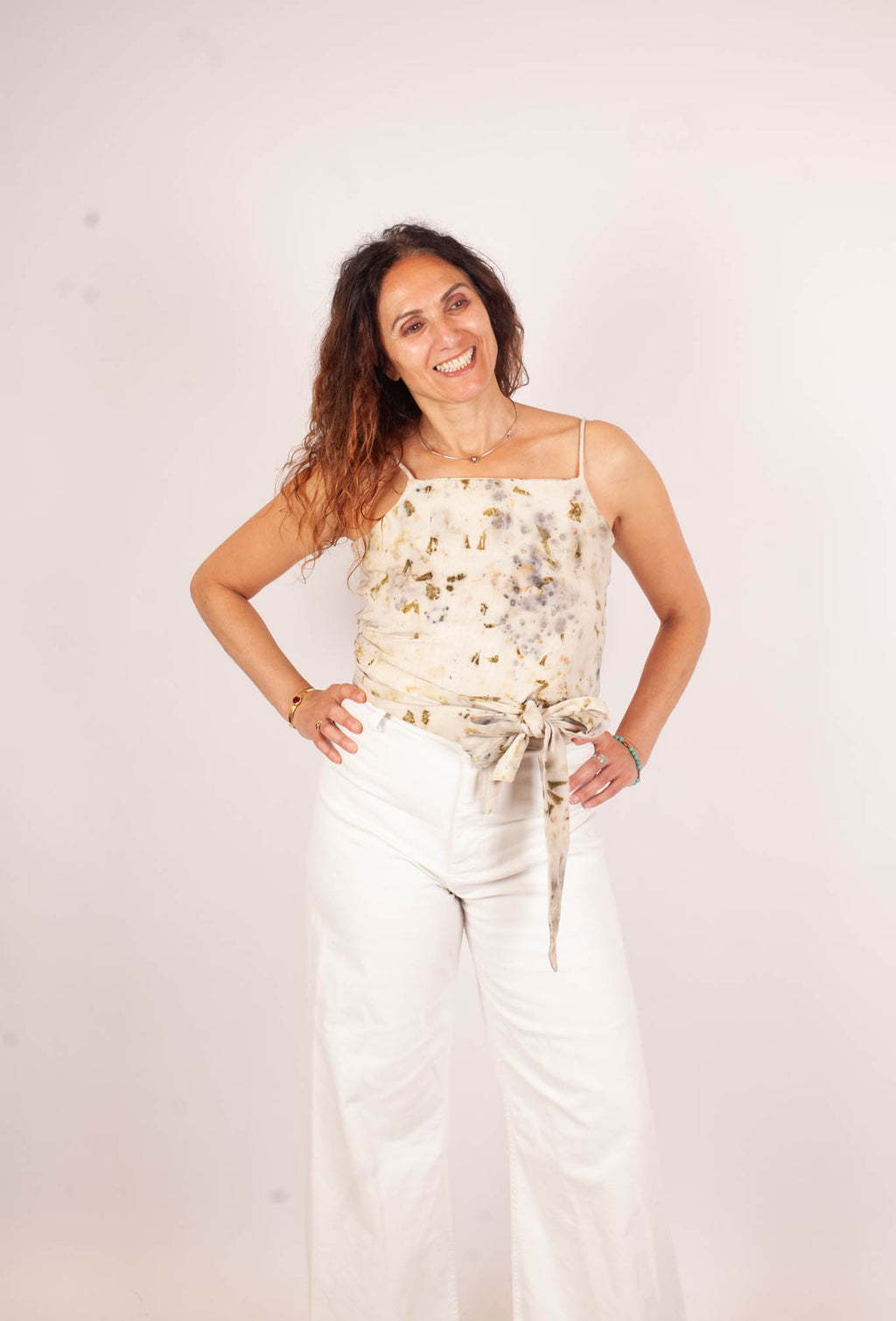 Top Mounica - Kala coton - Imprimé AANAND (joie)