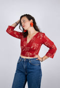 Top BENARES - Imprimé Ganesha - Coton bio - Azaadi, la mode responsable accessible