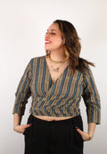 Top BENARES - Imprimé PRAVAH - Coton bio - Azaadi, la mode responsable accessible