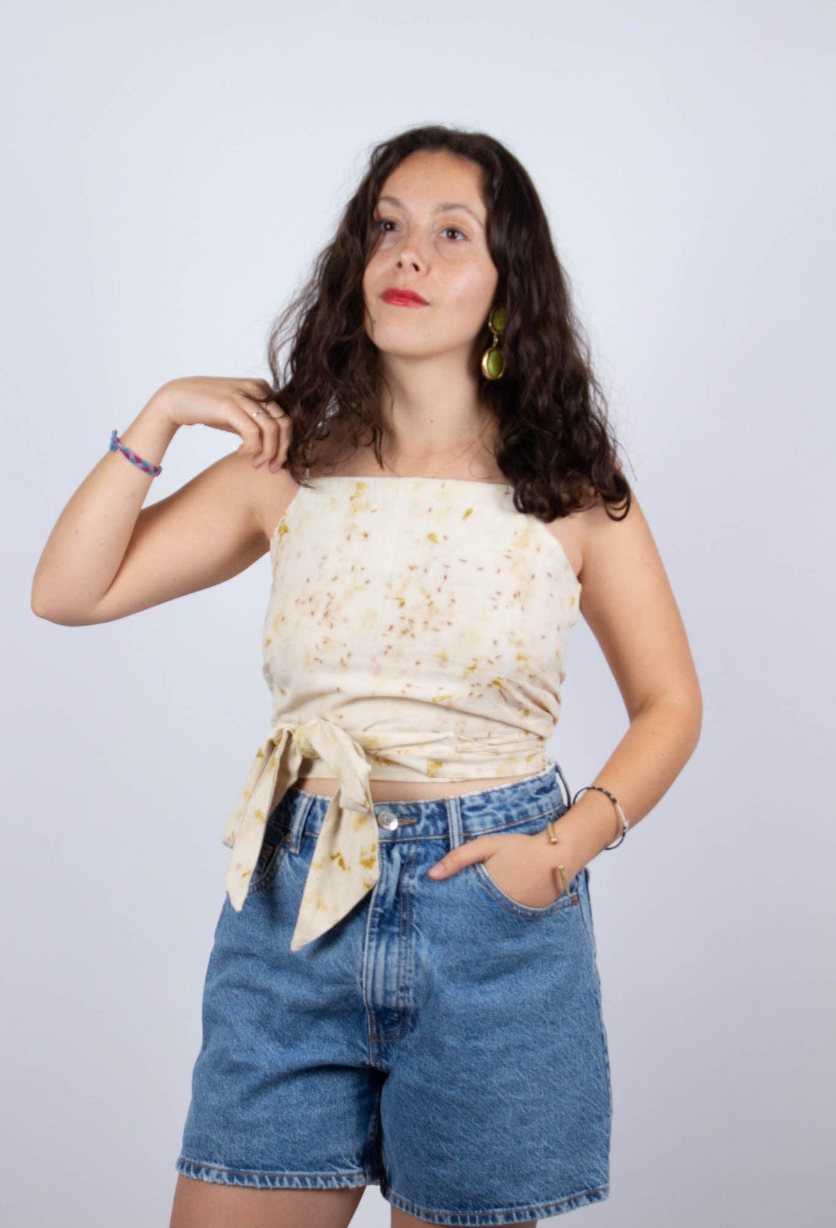 Top Mounica - Imprimé Marigold - Kala coton - Top - Azaadi, la mode responsable accessible