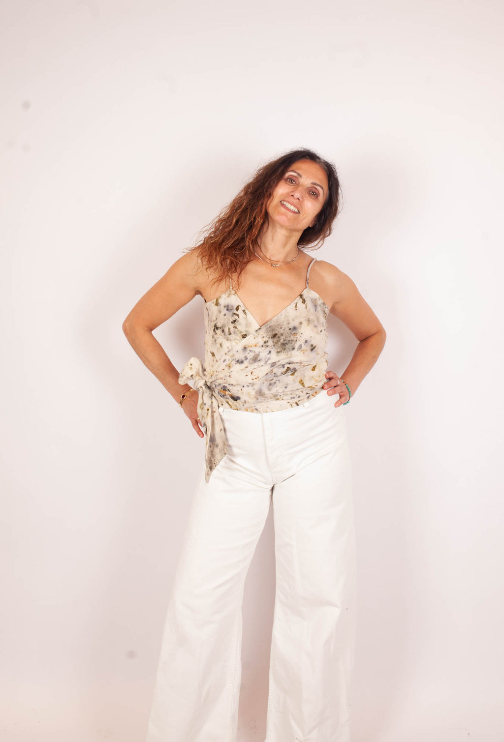 Top Mounica - Kala coton - Imprimé AANAND (joie)
