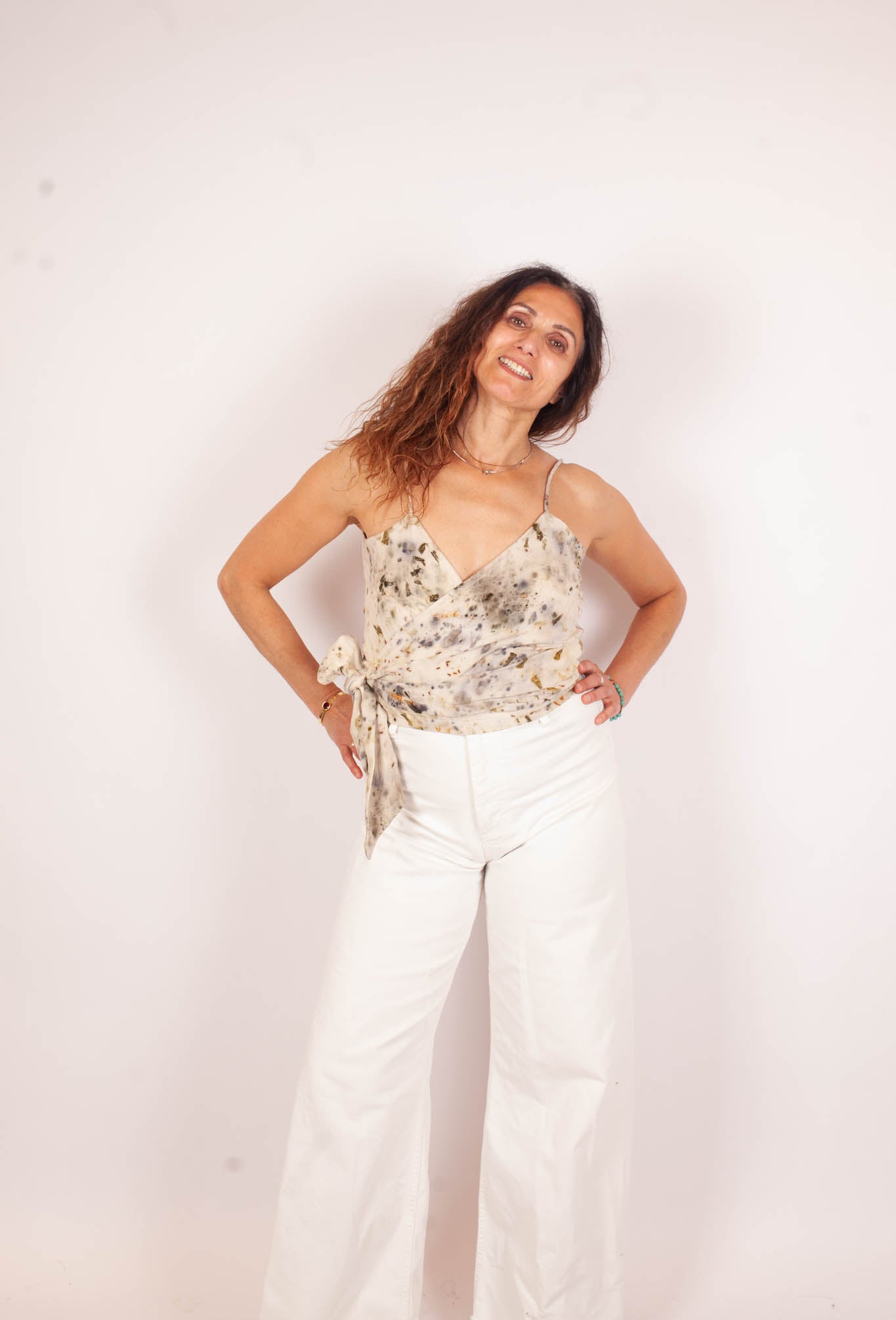 Top Mounica - Kala coton - Imprimé AANAND (joie)
