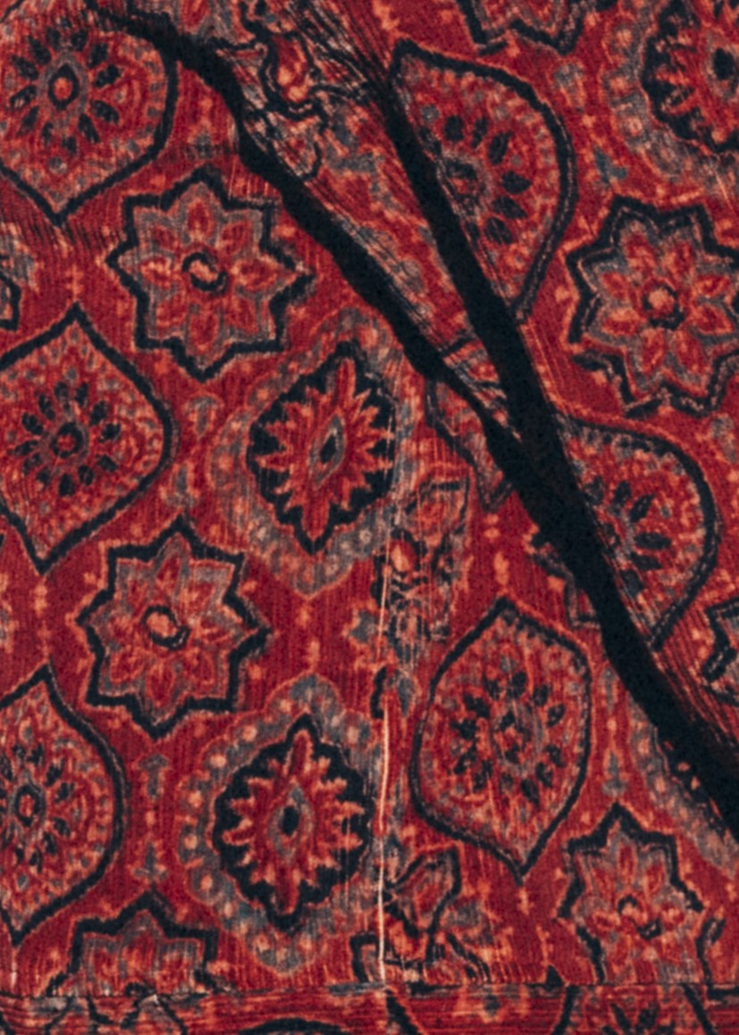 Pantalon GWALIOR - Velours côtelé - Imprimé JEEVAN (vie)