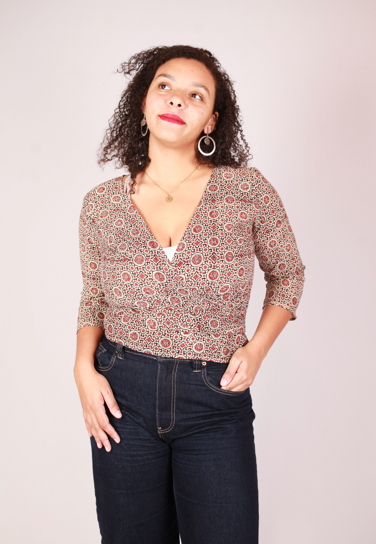 Top BENARES - Imprimé Mojaik - Coton bio