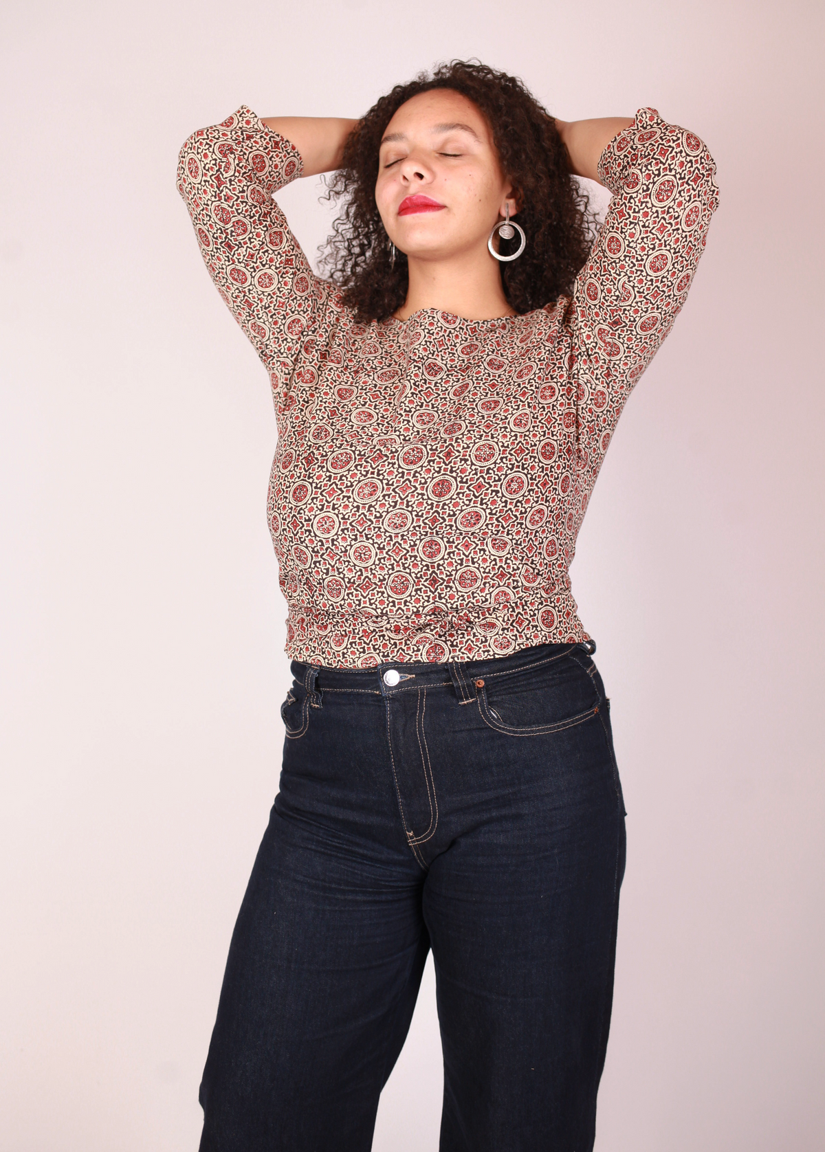 Top BENARES - Imprimé Mojaik - Coton bio