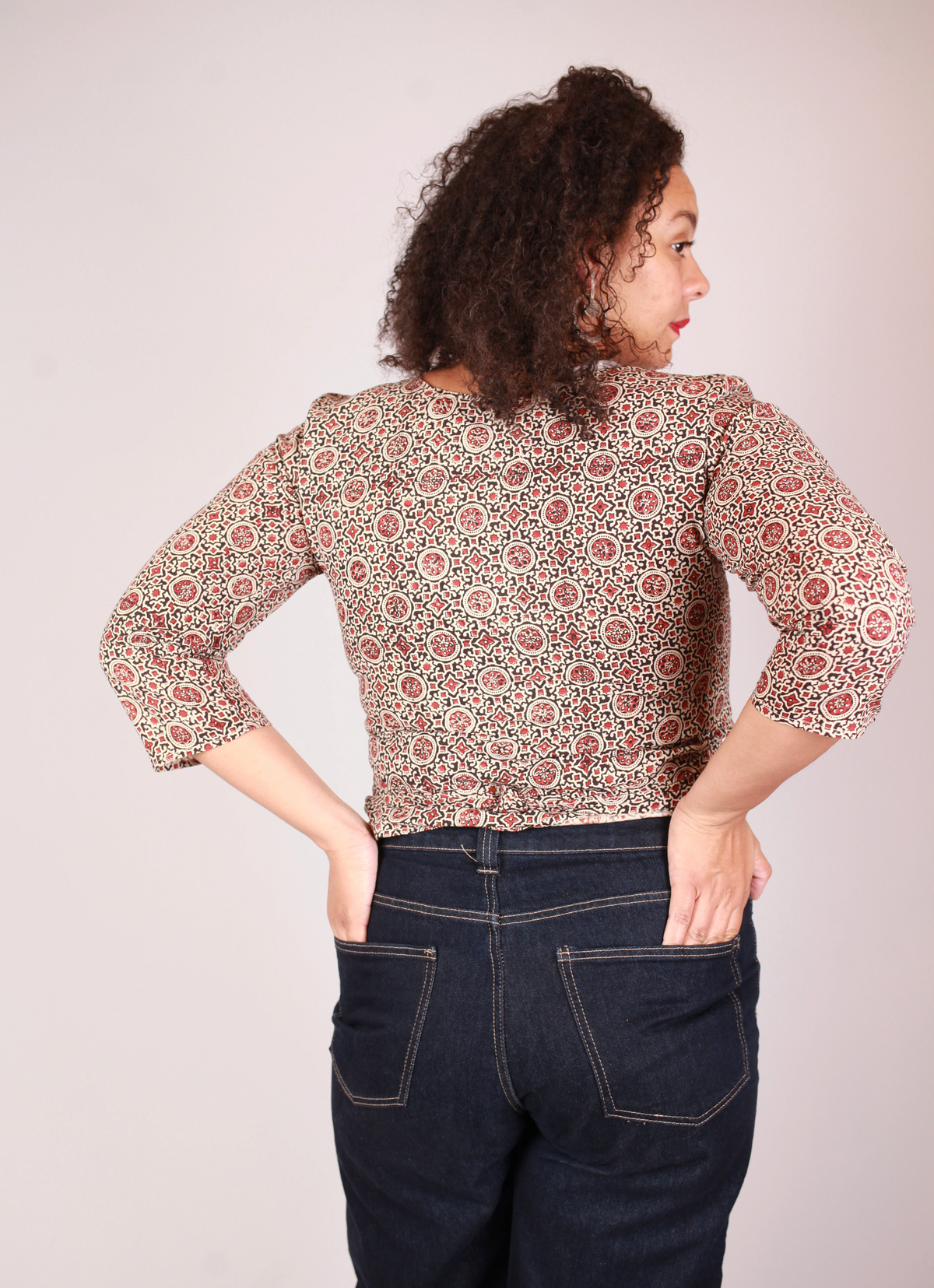 Top BENARES - Imprimé Mojaik - Coton bio