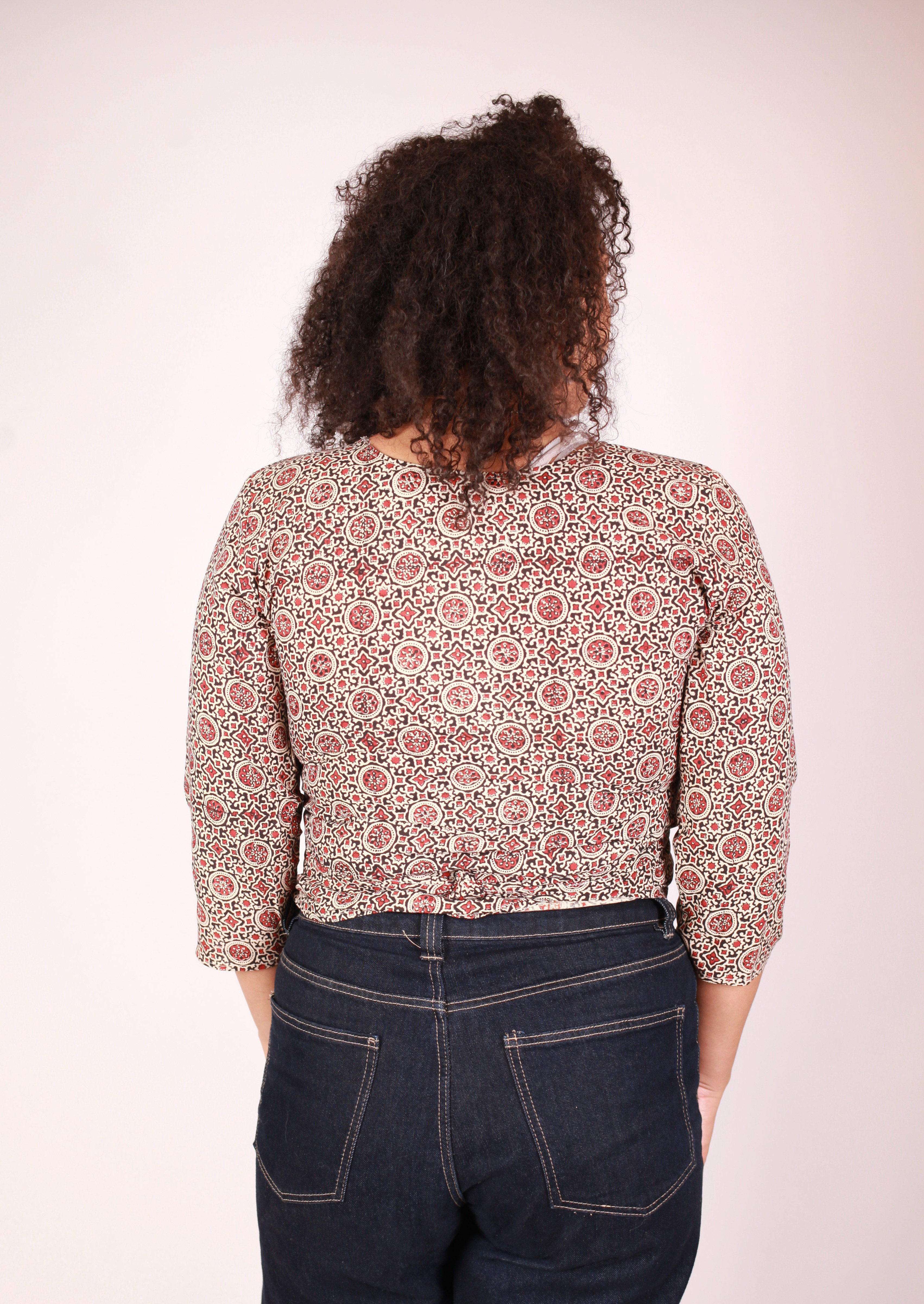 Top BENARES - Imprimé Mojaik - Coton bio