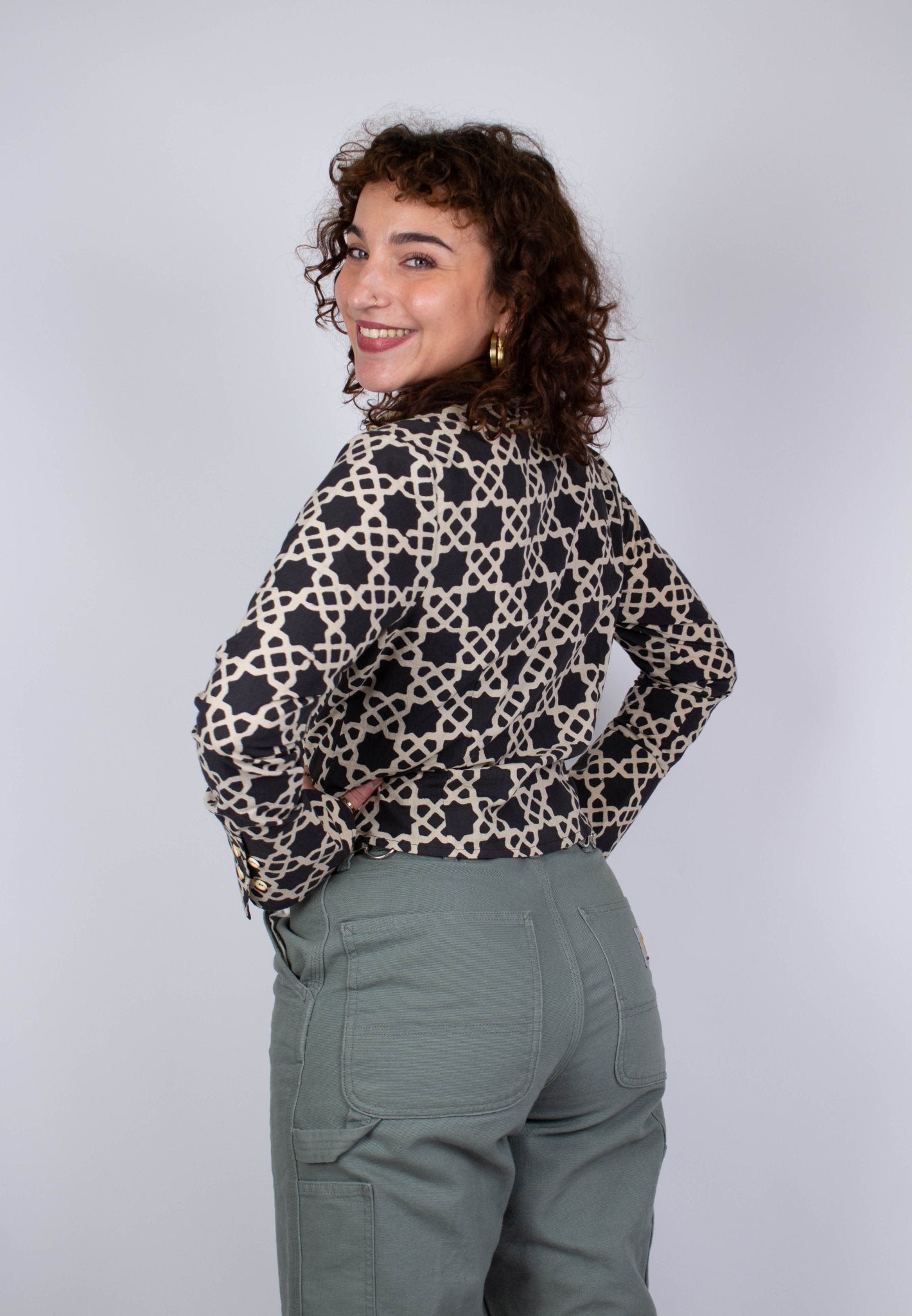 Chemise Bindu - Imprimé Baramada - Coton bio - Chemise - Azaadi, la mode responsable accessible