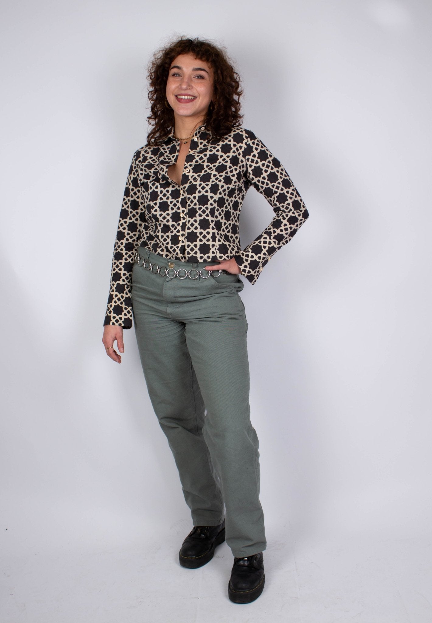 Chemise Bindu - Imprimé Baramada - Coton bio - Chemise - Azaadi, la mode responsable accessible