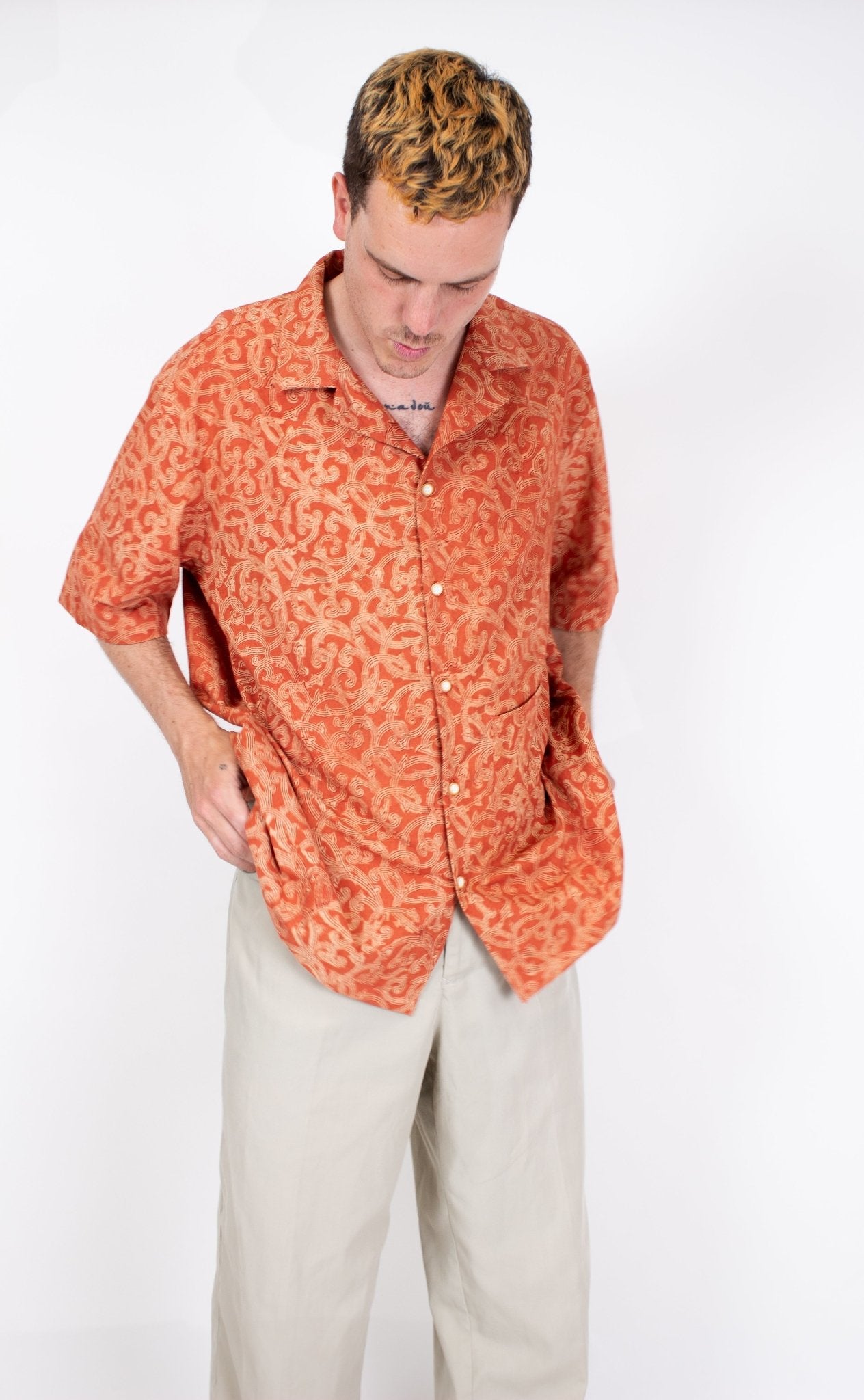 Chemise LINGA - Coton bio - Imprimé Kama - Chemise - Azaadi, la mode responsable accessible