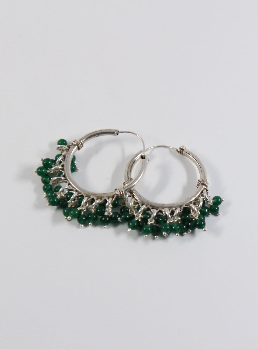Green Onyx Bali - Boucles d'oreilles - Azaadi, la mode responsable accessible