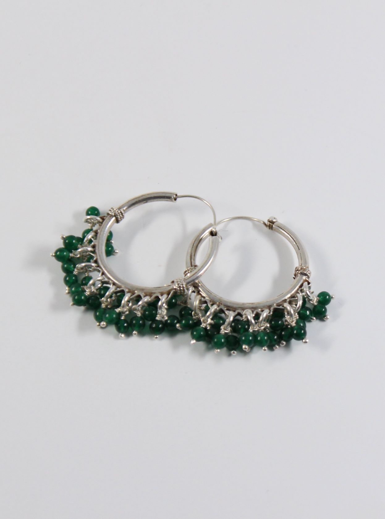 Green Onyx Bali - Boucles d'oreilles - Azaadi, la mode responsable accessible