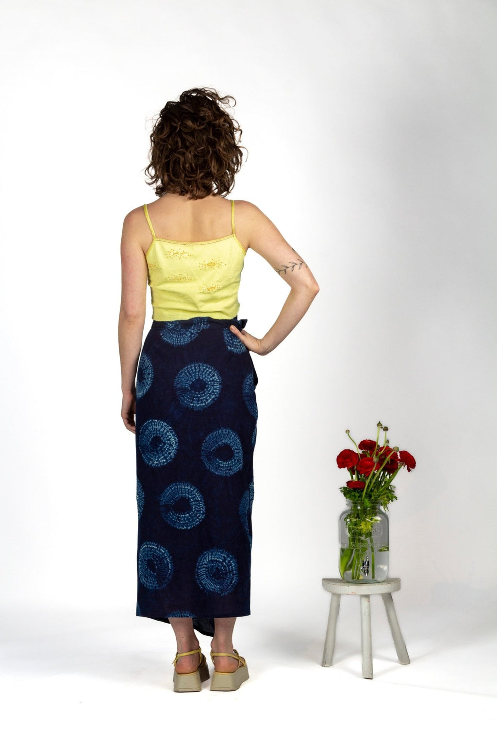 Jupe KUTCH - Coton bio - Imprimé Koshika - Azaadi, la mode responsable accessible