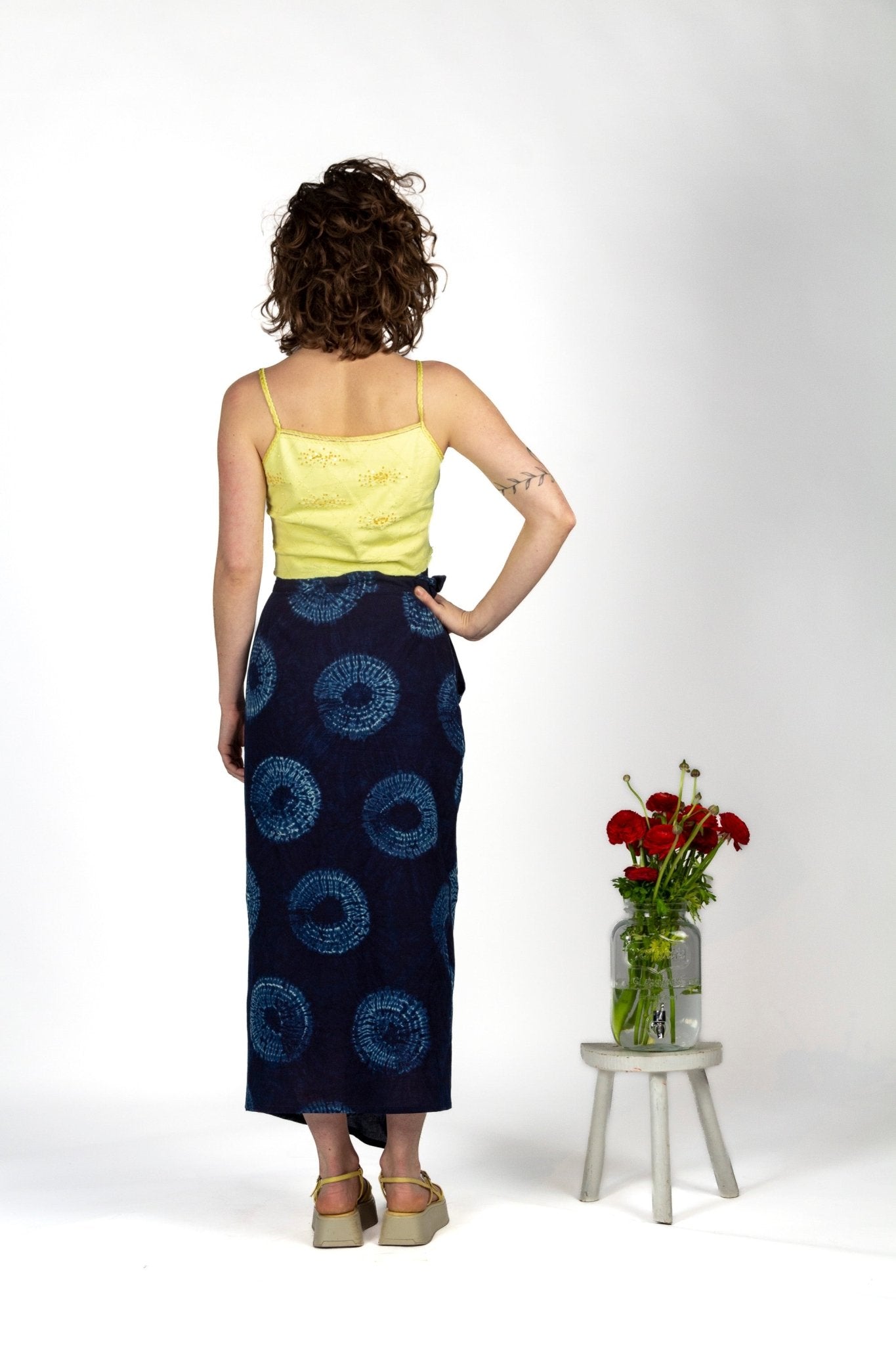 Jupe KUTCH - Coton bio - Imprimé Koshika - Azaadi, la mode responsable accessible