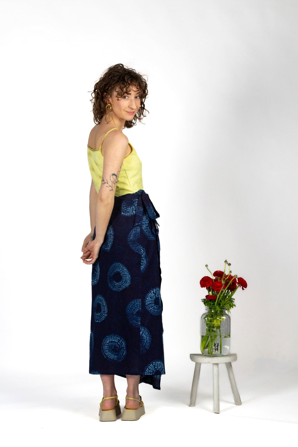 Jupe KUTCH - Coton bio - Imprimé Koshika - Azaadi, la mode responsable accessible