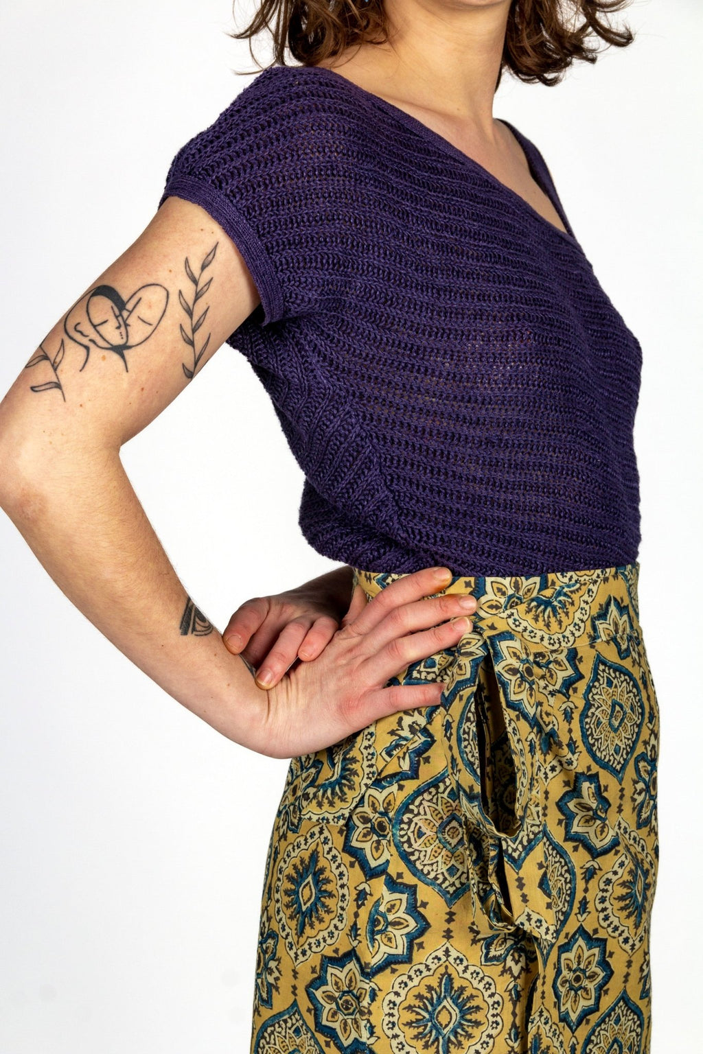 Jupe KUTCH - Coton bio - Imprimé Mandala - Azaadi, la mode responsable accessible