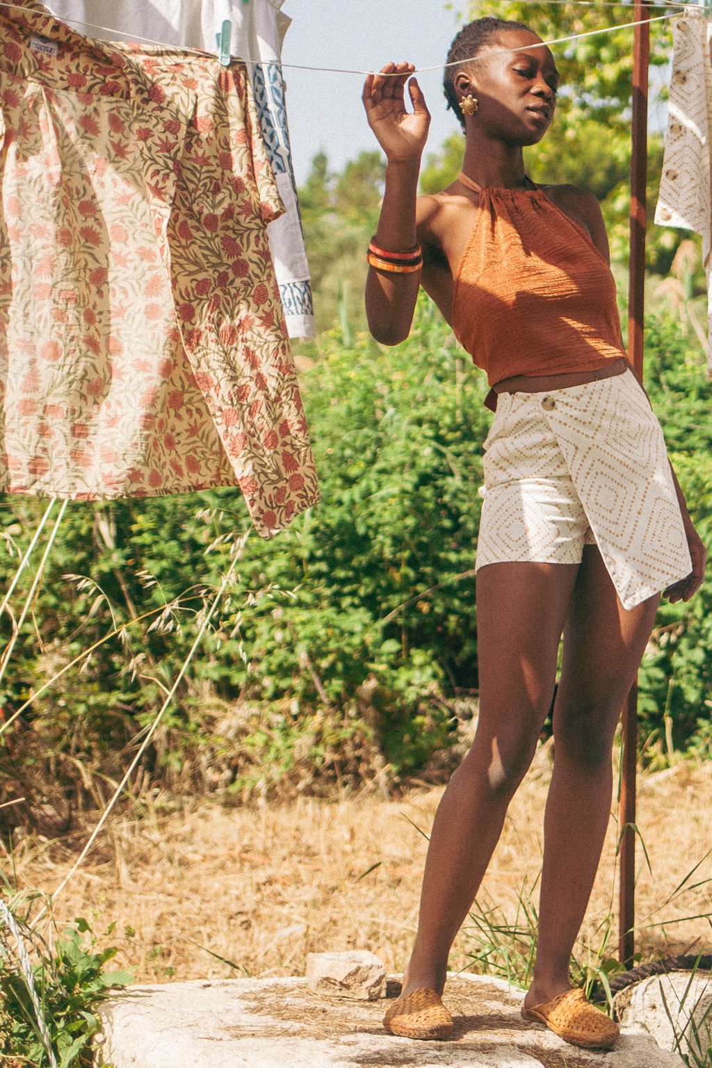 jupe short denim bio mode responsable