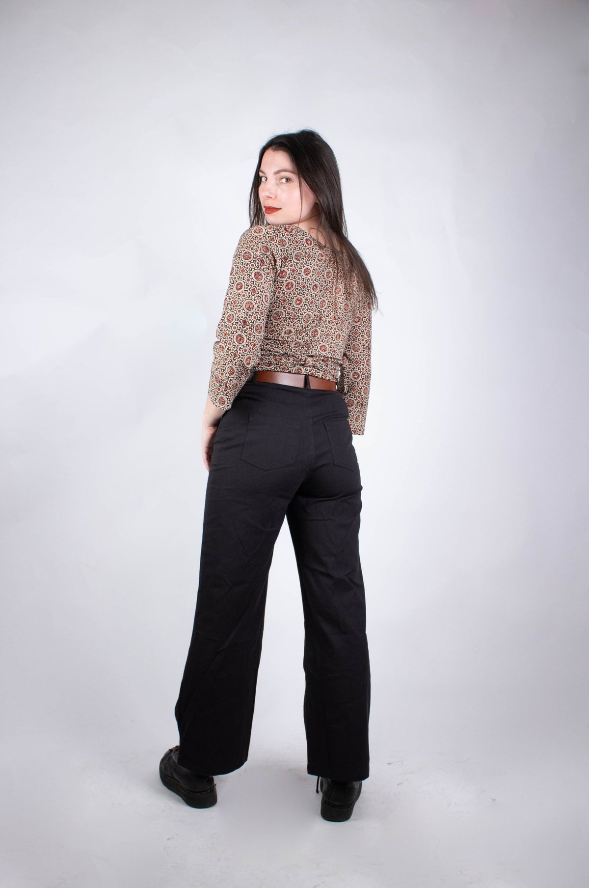 Pantalon GWALIOR - Coton bio - Couleur unie - Pantalons - Azaadi, la mode responsable accessible