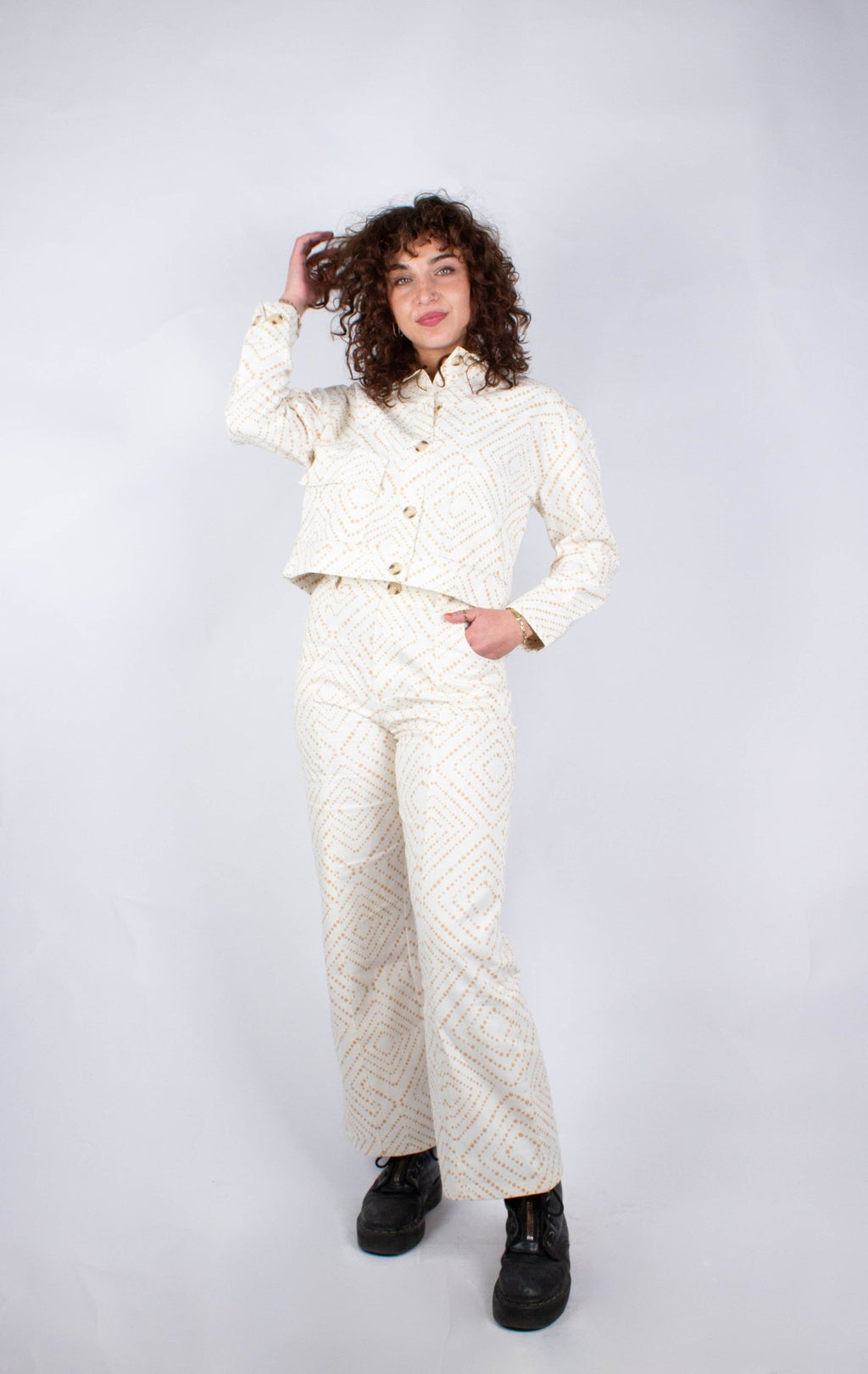 Pantalon Gwalior - Imprimé Chamak - Azaadi, la mode responsable accessible