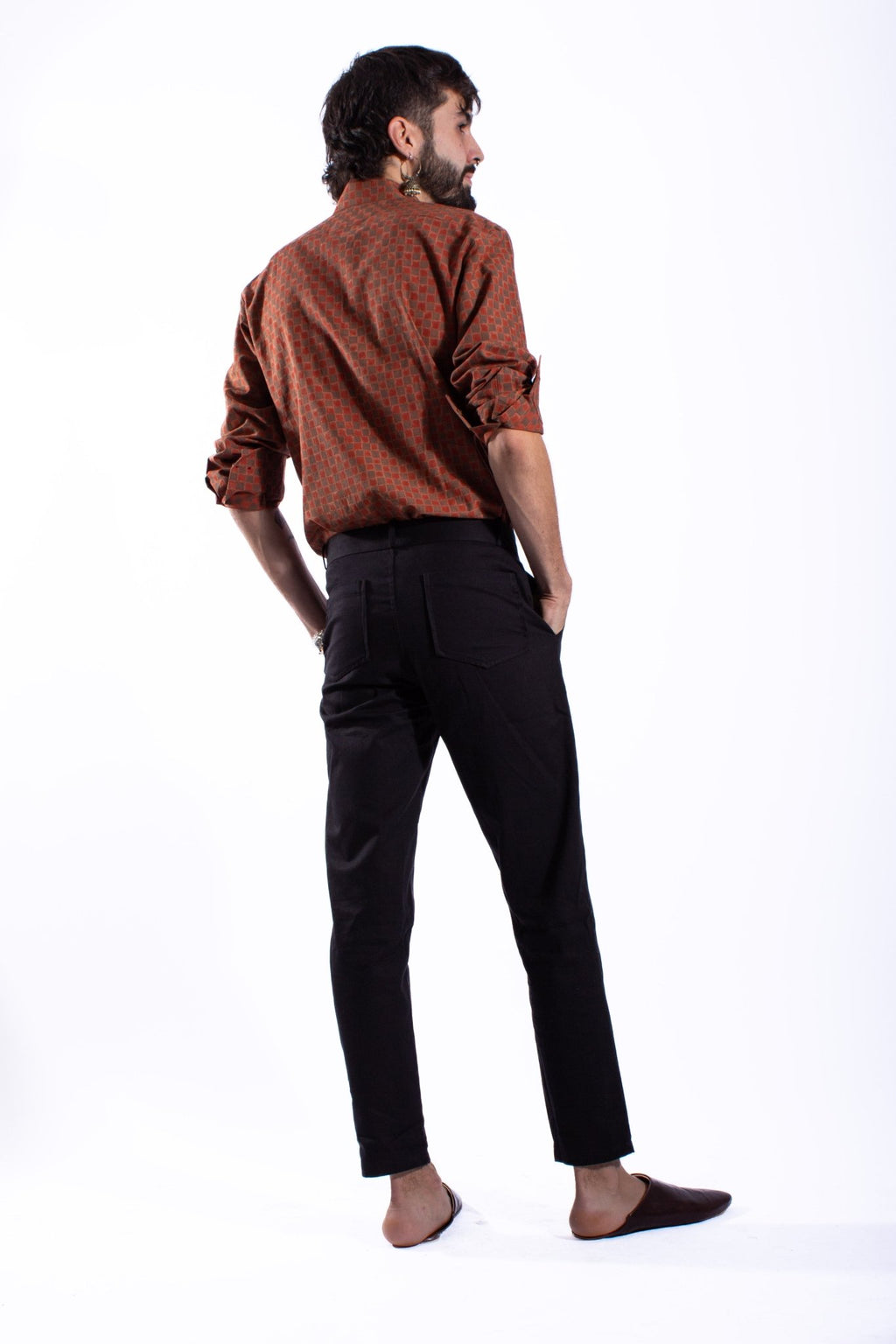 Pantalon HOSUR - Coton bio - Couleur Unie - Azaadi, la mode responsable accessible