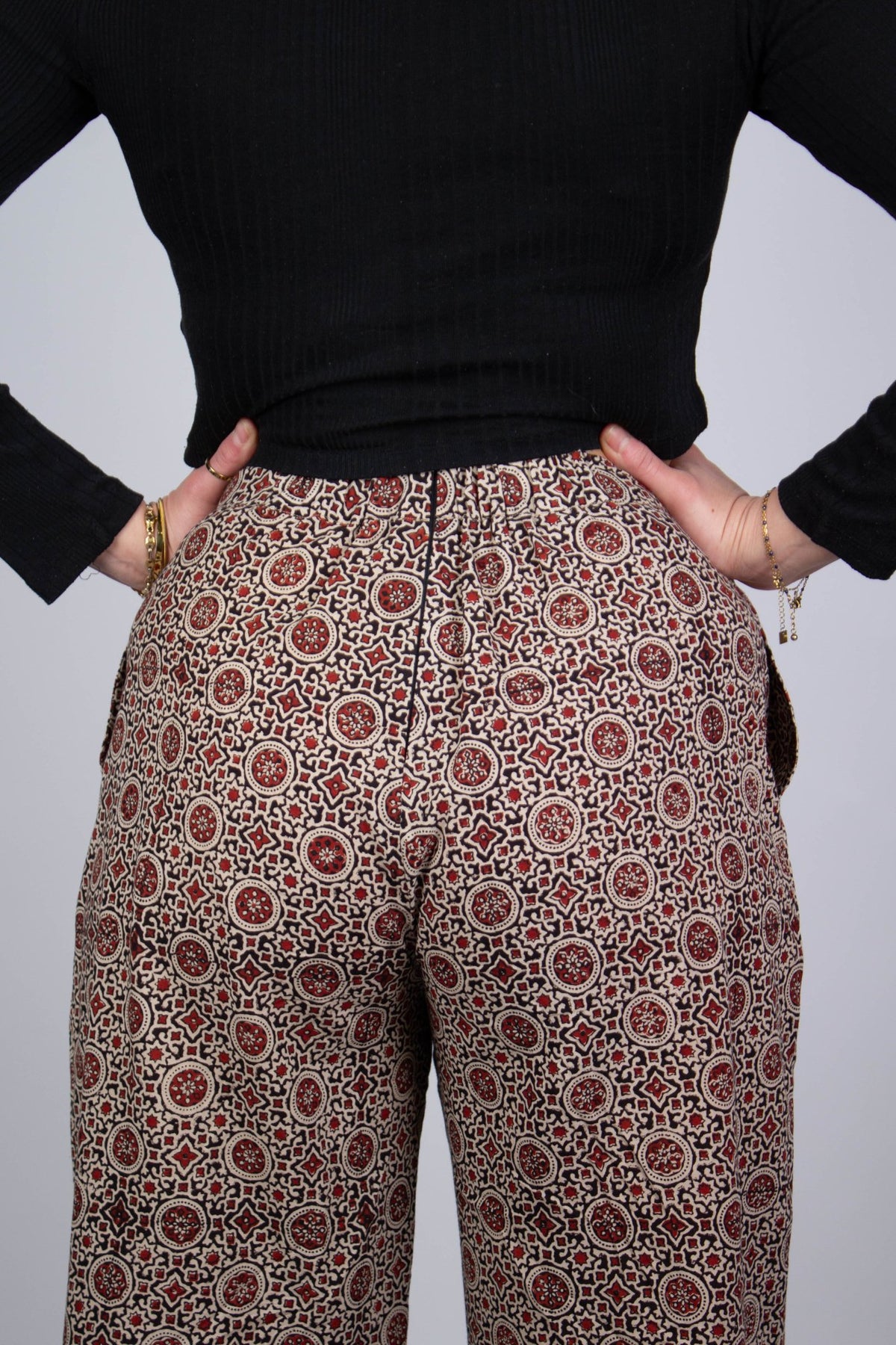 Pantalon SAGARA - Imprimé Mojaïk - Coton bio - Pantalon - Azaadi, la mode responsable accessible