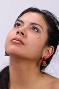 Red Daisy - Boucles d'oreilles - Azaadi, la mode responsable accessible
