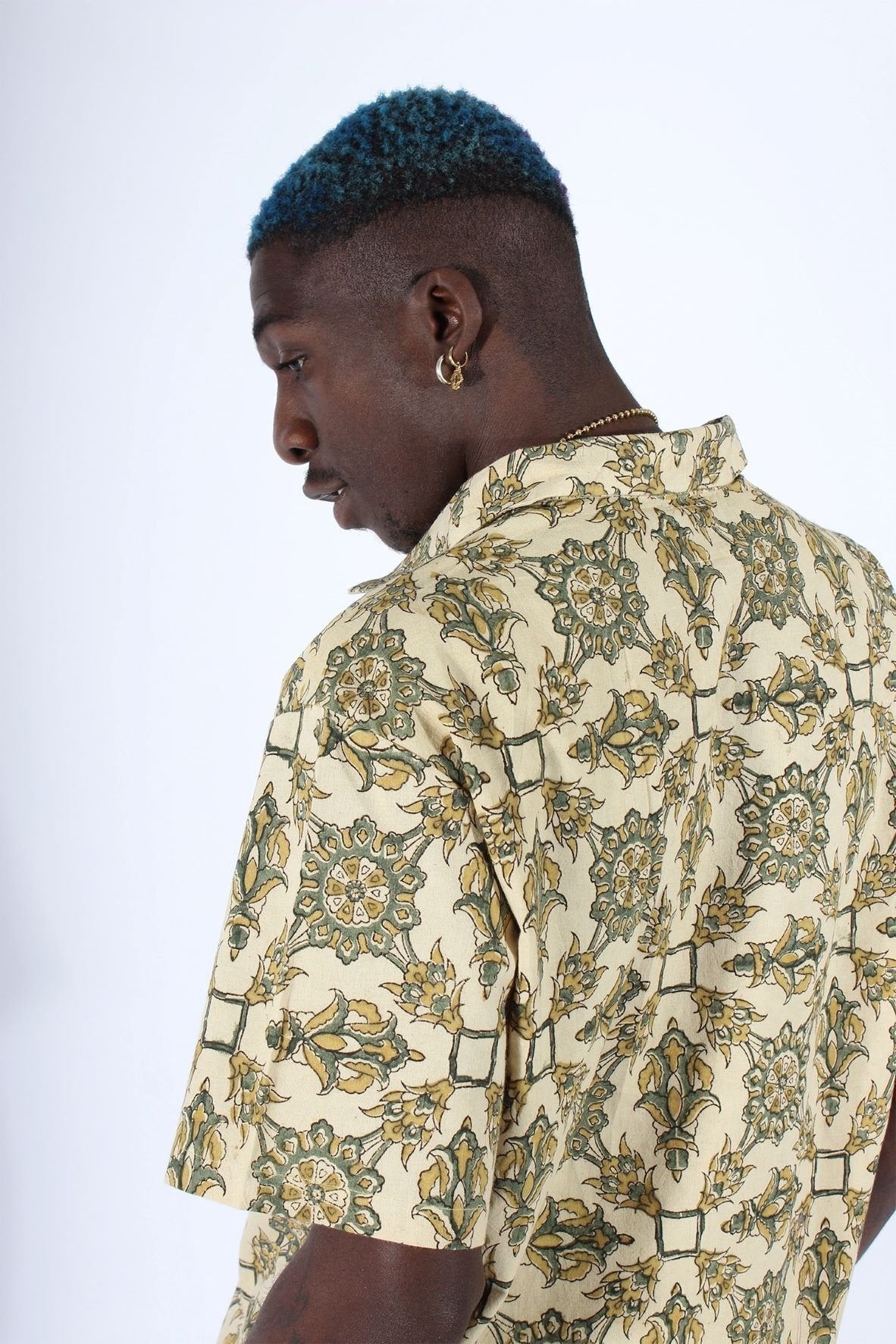 T-shirt KURTA V.3 - Imprimé Kalamkari - Azaadi, la mode responsable accessible