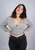 Top BENARES - Coloris Grey Kala - Kala coton - Azaadi, la mode responsable accessible