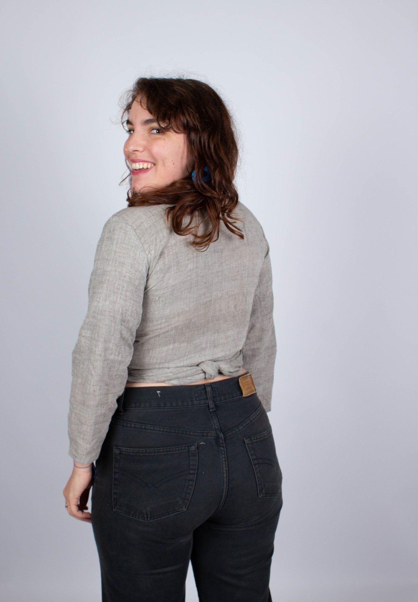 Top BENARES - Coloris Grey Kala - Kala coton - Azaadi, la mode responsable accessible