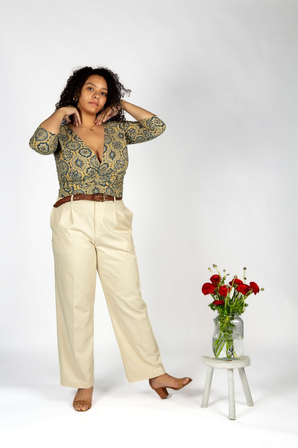 Top BENARES - Coton bio - Imprimé Mandala - Azaadi, la mode responsable accessible